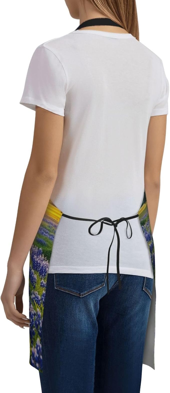 Apron for Women Men Waterproof Adjustable Bib Tractor farm Cooking Aprons Chef Bibs