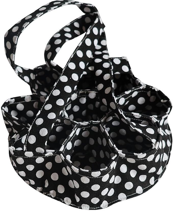 Eggs Collecting Basket, Egg Apron for Collecting, Portable Egg Holder Bag for Chicken Hen Duck Eggs (Black)