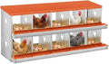 10 Compartment Nesting Boxes for Chickens, Chicken Nesting Box to Protect Eggs, Chicken Laying Boxes, Easy to Clean and Install