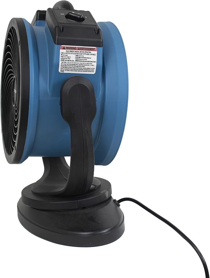 XPOWER Misting Fan FM-68, Outdoor Cooling, Oscillating, Heavy Duty, Powerful, High Velocity, 3-Speed, Ideal for Camping, Patios, Picnics, & More, 15 In