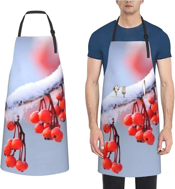Waterproof Aprons for Women Men Adjustable Bib Tractor farm Apron Chef Cooking Aprons for Kitchen