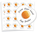 320 Pcs Funny Egg Carton Labels, 2 Inch Round from You Local Egg Dealer Farm Fresh Egg Sticker Irregular PET Adhesive Egg Packaging Sticker for Box Container Carton Farm Supplies
