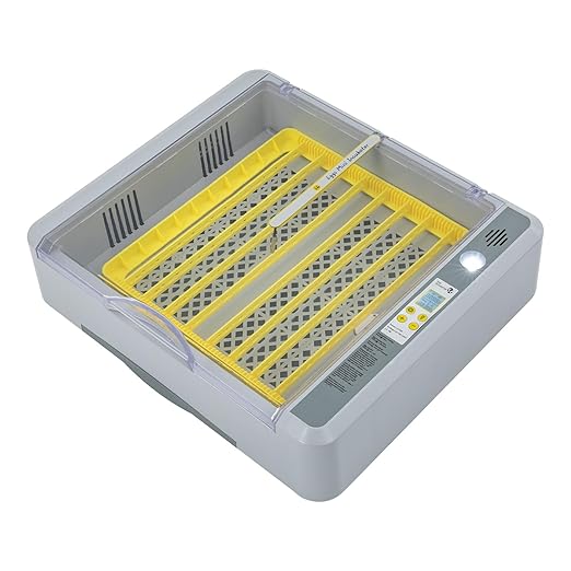 Eggs Automatic Incubator, 195V 70W Fully Automatic Egg Hatching Incubator 36 Eggs Incubator Poultry Hatcher w/Automatic Turning & Temperature for Hatching Duck & Goose Eggs (36 Eggs)
