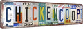 Chicken Coop Signs Chicken Sign Chicken Coop Accessories Vintage Funny Chicken Coop Metal Tin Signs Street Signs Home Wall Decor Farmhouse Kitchen Wall Decor 16 X 4 Inches