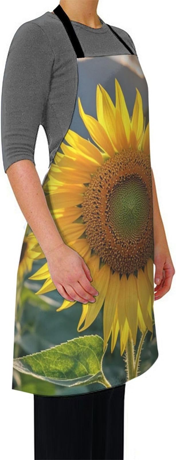 Apron for Women Men Waterproof Adjustable Bib Tractor farm Cooking Aprons Chef Bibs