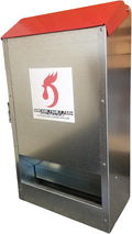 DUNCAN'S FAMILY FARM STORE Space Saving Mountable Steel Poultry Feeder (Front Feed, Front Loading)
