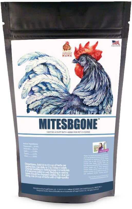 MitesBGone Backyard Chicken Nesting Herbs 10 oz - Get A Clean & Healthy Coop Naturally