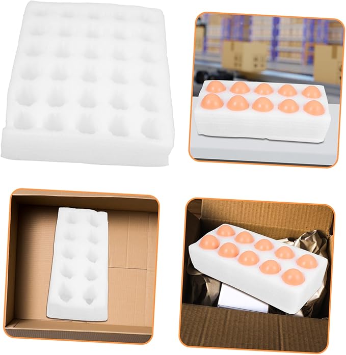 Luxshiny Egg Cartons Bulk Egg Crate Storage and Transportation Material Easy to Use