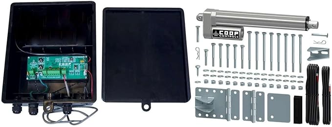 Automatic Chicken Coop Door Opener, Solar Capable (CKSP-Standard Kit, No Battery)