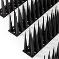 OFFO Bird Spikes Pigeon Outdoor Spikes for Cat Keep Birds Raccoon Woodpecker Away Covers 40 Feet(12.2m), Black