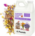 Pampered Chicken Mama Floral Dust Bath with Premium Herbs & Flowers: All Natural Poultry Supplies for Hens Who Love Bathing in Chicken Coops - Pick Me Up Floral Dust Bath (6 pounds)
