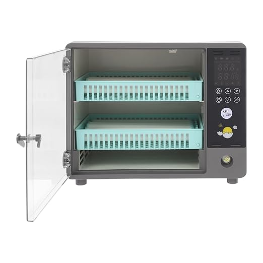 Incubators for Hatching 24 Eggs, Egg Incubator with Automatic Egg Turning and Temperature Humidity Control, Digital Poultry Hatcher for Chicken Quail Duck Goose Pigeon Eggs