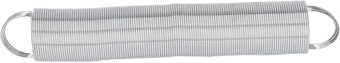 Electric Fence Spring Gate Kit,2pcs Electric Fence Spring Gates Stainless Steel 16 Feet Tension Livestock Fence Spring for for Field Fencing Pasture Gates