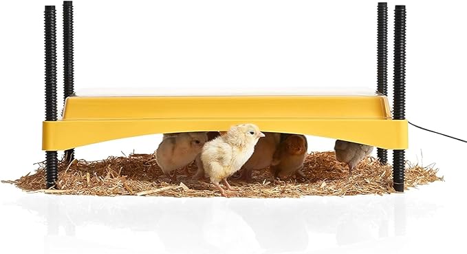 Brinsea Ecoglow Safety 1200 Chick or Duckling Brooder, Adjustable Height & Angle Brooder Plate, Ideal for Chicken Coops Poultry Heating with Safety Indicator, 18 Watts