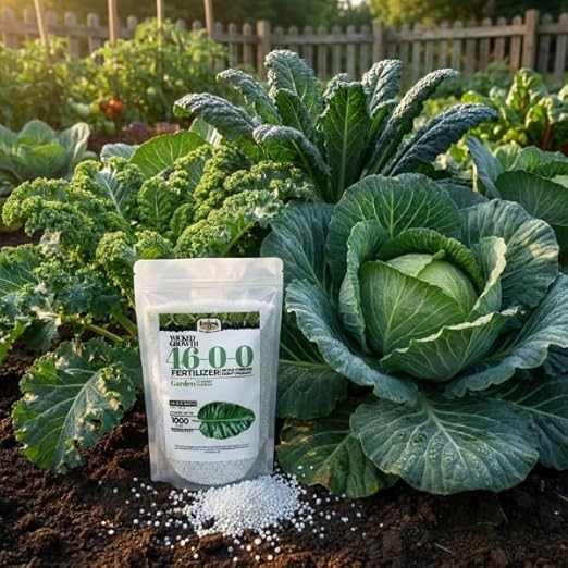 Old Cobblers Farm™ Wicked Growth 46-0-0 Fertilizer - for Plant Growth, Lush Foliage Development on All Plants (5 lbs | 10 lbs | 15 lbs | 20 lbs) (20lbs)
