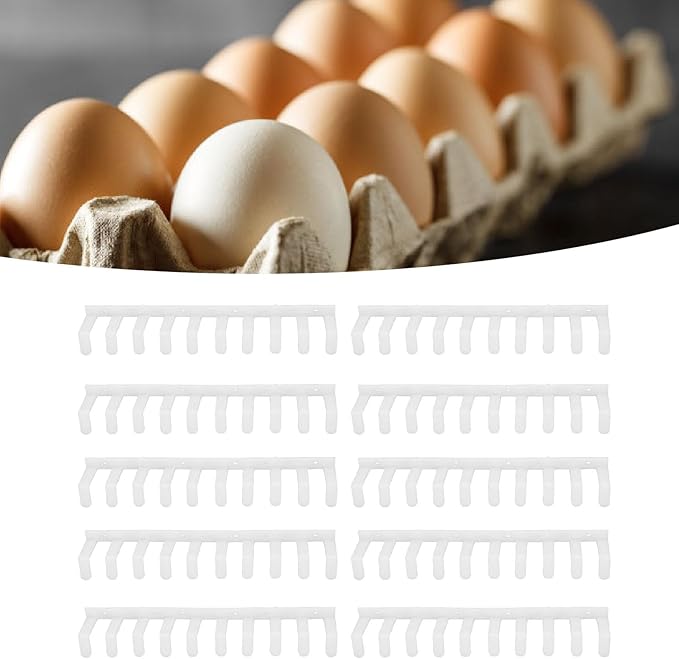 10PCS Chicken Egg Picker Accessory, Plastic High Efficiency Lightweight Egg Collection Machine Accessory for Poultry Farm