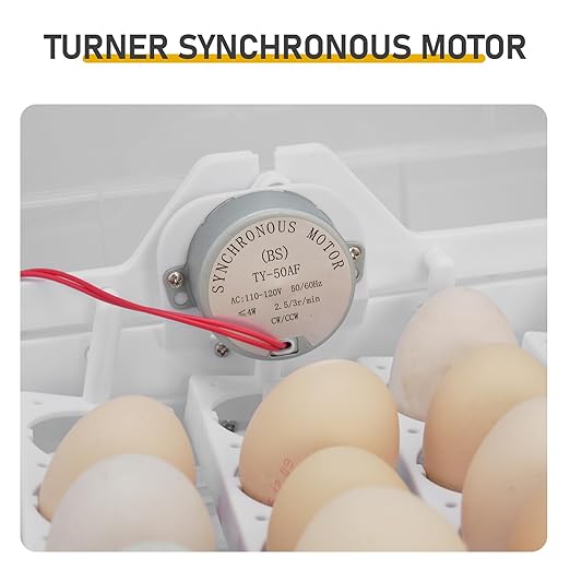 96 Egg Incubator with Automatic Turner for Hatching Chicken Duck Quail - 2-in-1 Digital Poultry Incubator Clear View Window, Temperature Control 20-40°C (68-104°F) for Farm, School, Home Use
