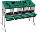 TGEYD Chicken Nesting Box 4 Holes, Nesting Boxes for Polutry, Nesting Boxes for Laying Eggs, with Chicken Perch, for 4 Up to 16 Chickens