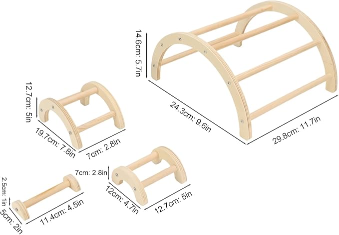 Wooden Chick Perch, Stable Structure Chick Stand Training Perch Wood Chicken Roosting Bar for Coop Brooder