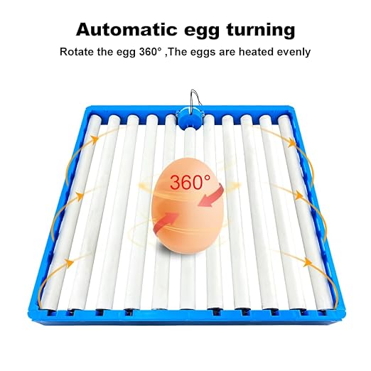 13 Tubes Egg Tray Automatic Roller Egg Tray Turner Plastic Egg Tray for Incubator