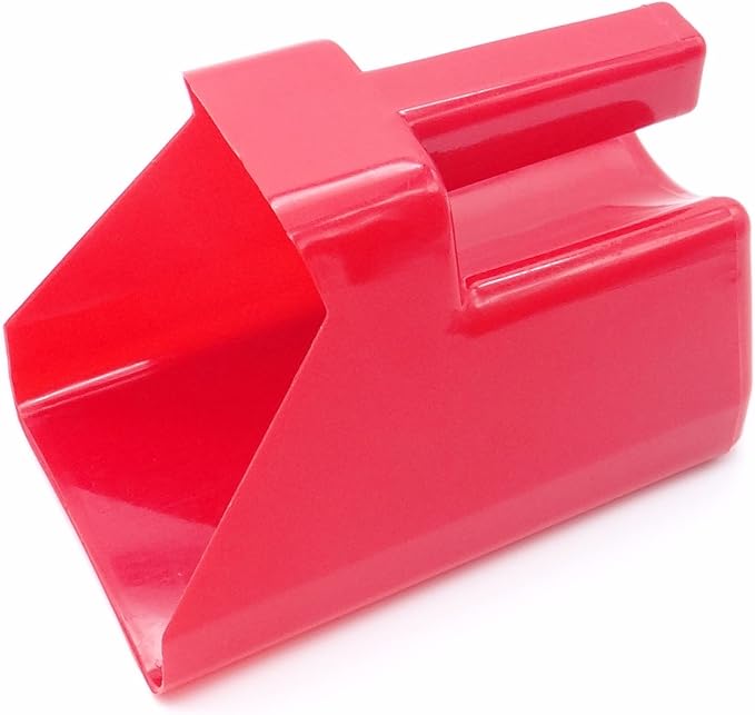 3 Quart Feed and Pet Food Scoop for Farm Animals and Pets - Stackable - Durable
