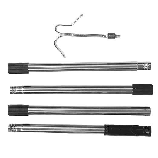POPETPOP Chicken Leg Hook Catcher Portable Poultry Leg Hook Outdoor Farm Use Stainless Steel Heavy-Duty Animal Catching Tool Chickens Ducks Geese