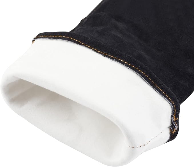 Animal Handling Gloves Bite Proof Reinforced Leather for Dog Training Cat Scratch Falcon Reptile Grabbing Snake