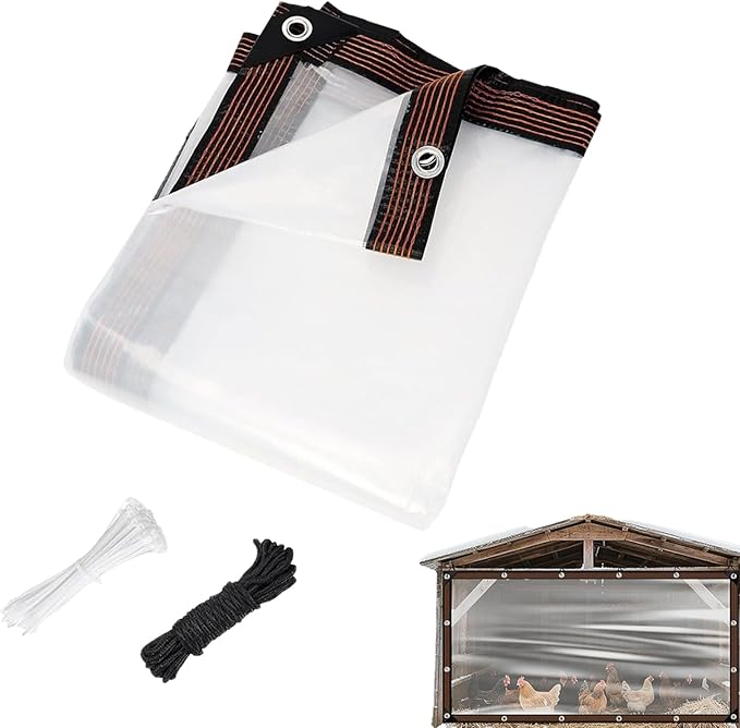 Genérico Chicken Coop Covers for Winter Shade Insulated, Waterproof Intended A, for Gardening, Shed, Patio, Roof, Outdoor, Room,