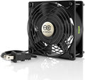 AC Infinity AXIAL 1238, Muffin Fan, 115V 120V AC 120mm x 38mm High Speed, for DIY Cooling Ventilation Exhaust Projects
