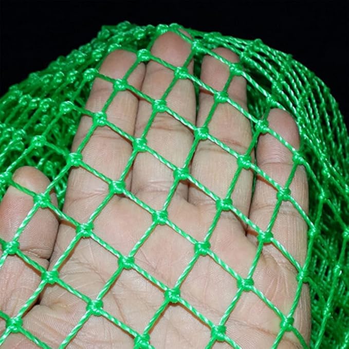 Fishing Net Replacement Netting Fishing Landing Net Replacement Net for Freshwater Saltwater Fishing Green 6 Sizes