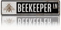 Rustic Apiary Signs, Honey Bee Trail Metal Sign, Funny Bee Signs, Retro Metal Tin Sign, Apis Keeper Decor, Backyard Farm Decor, Outdoor Bee Lover Gifts 15.8x4 Inch