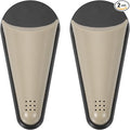 uxcell 2Pcs Magnetic Scissor Holder, Kitchen Scissors Holder with Magnetic Adsorption Drainage Holes Detachable Shears for Kitchen Refrigerator Organization, Brown
