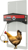 CO-Z Automatic Chicken Door, Automatic Chicken Coop Door with Timer Control and Light Sensor, Battery Powered Electric Chicken Coop Door Opener with Infrared Sensor for Duck Rabbit Goose Quail More