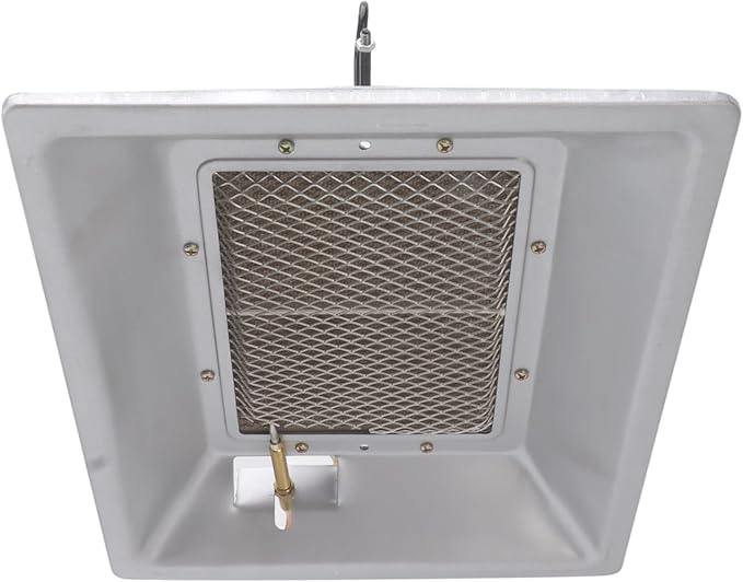 Honio Chicken Catalytic Heater Aluminized Steel Multifunctional Manual Gas Brooder Heater for Chicken Coops, Chicken Coop Heater Manual Infrared Chicken Catalytic Heater Poultry Incubator Heater