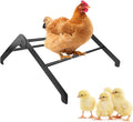 Chicken Perch Roosting Bars for Coop, Adjustable Farm Chicken Perches for Coop, Metal Roost Ladder, Chick Roosting Bars for Brooder, Baby Chicken Toys for Hens Birds, Black