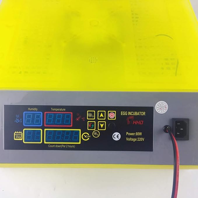 48 Egg Incubator Automatic Turn Egg Digital Temperature Control Brooder Hatch Machine in Farm Animal Feeding for Chick, Duck, Goose, Pigeon, Parrot