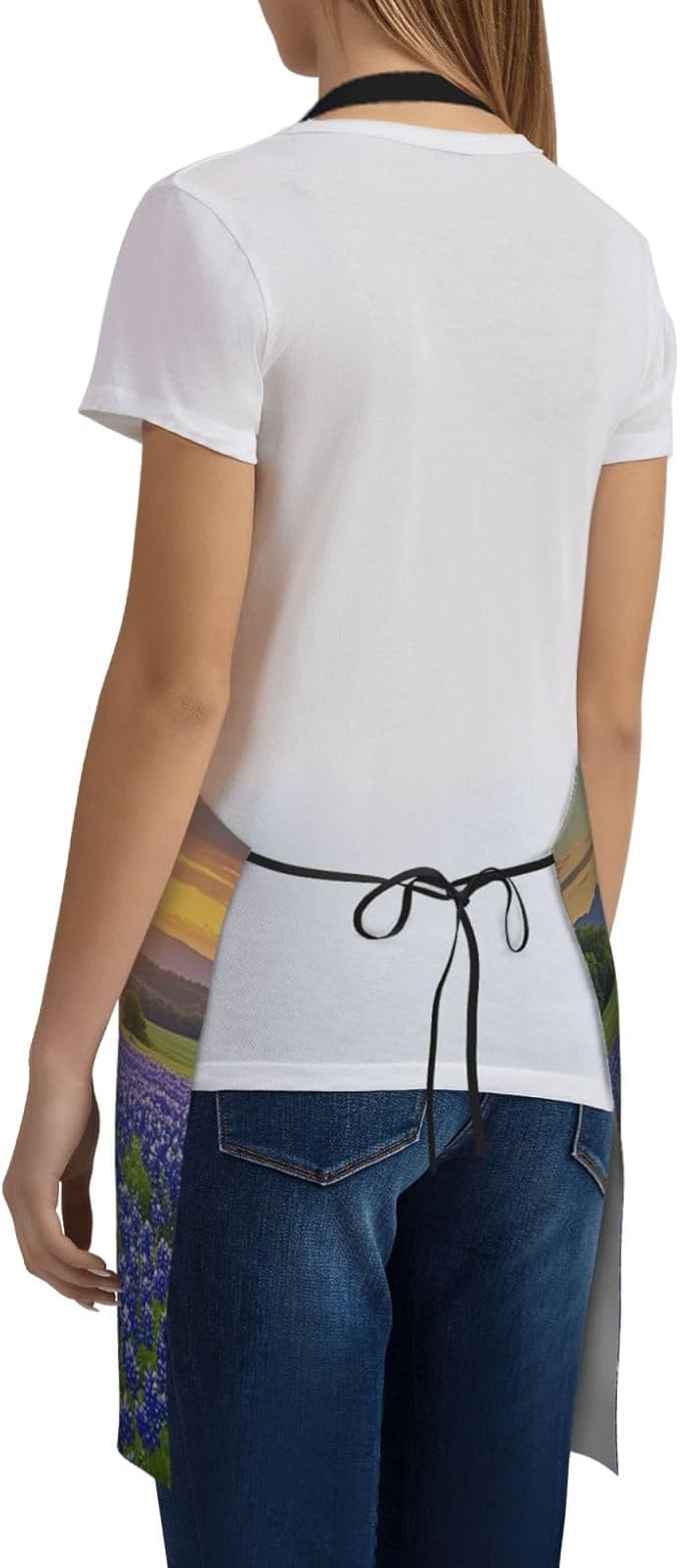 Apron for Women Men Waterproof Adjustable Bib Tractor farm Cooking Aprons Chef Bibs