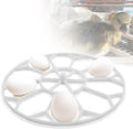 10 Egg Capacity Jumbo Goose Heavy Breeds Tray Compatible with Nurture Right 360 Incubator Turner, White JGT360