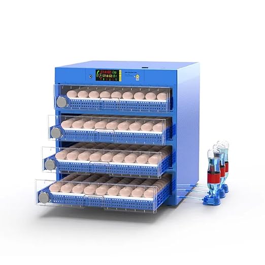 256 Eggs Automatic Incubator for Hatching Eggs, Upgrade Automatic Water Adding, Chicken Incubator with Temperature and Humidity Control Chicken Egg Lamp for Hatching Chicken Duck Quail Eggs
