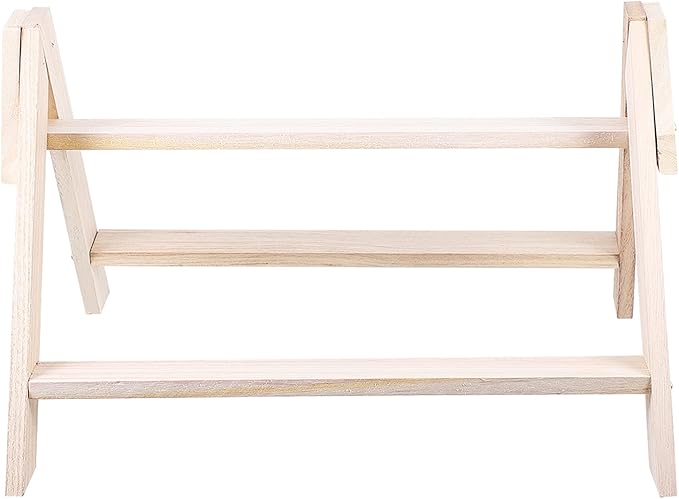 balacoo Wooden Chicken Standing Rack 17X13X10 Inch Roosting Ladder and Perch for Poultry Training and Bird Exercise