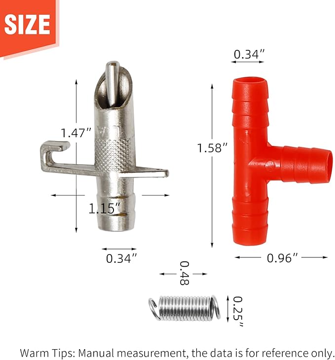 20pcs Rabbit Drinking Fountain, Automatic Rabbit Watering System Kit (10m Length 8MM Transparent Hose, Water Nipples Drinker, Feeders Spring Latches)