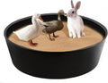 Adjustable Chicken Dust Bath Tub, Bottomless Design Wear-Resistant, Chicken Coop Cleaner Container, for Farms Rooster Poultry Pool Lawn Yard