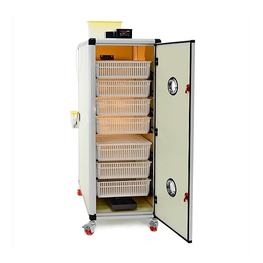Incubators for Hatching Eggs – HB500H Egg Incubator Hatcher, Automatic & Self-Regulated Temperature & Humidity, Chicken Egg Incubator, Professional Cabinet Poultry Incubator by Cimuka