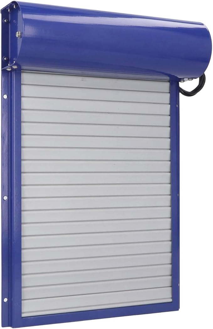 TOPINCN Automatic Chicken Coop Door with Timer, Protect Poultry from LED Display Controller, Iron Sheet Metal Frame, for Chicken, Duck and Goose (US Plug)