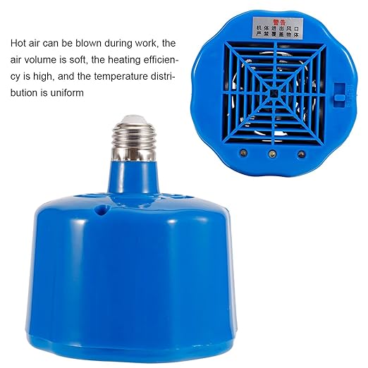 Chicken Coop Heater Lamp with Thermostat 100-300W Cultivation Heating Lamp for Chicken Pig Poultry Livestock Pet Efficient Heating with Three Speed Control Safe Fireproof Material