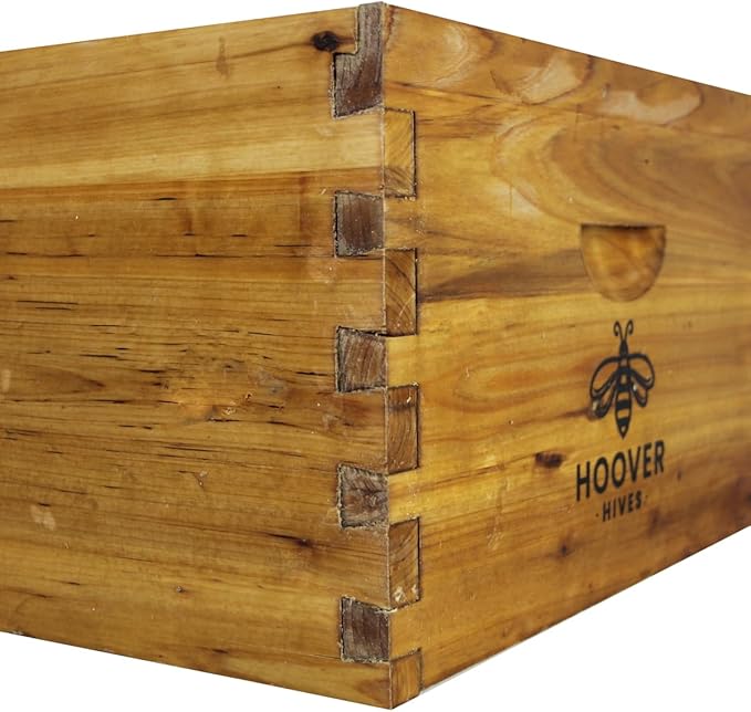 Wax-Coated 10 Frame Beehive - Starter Kit Starter Kit With 5 Frames