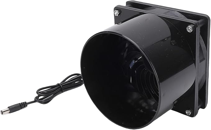 10W Monocrystalline Solar Exhaust Fan Kit, Solar Powered Ventilation for Chicken Coop Greenhouse Pet House, Zero Electricity Cooling Fan for Outdoor Shed