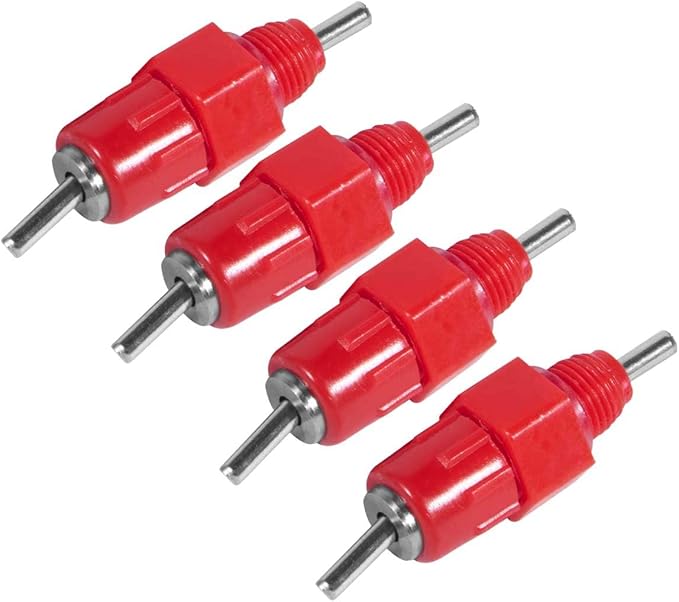 30 Pack Automatic Chicken Waterer Poultry Water Nipple Drinker Feeders Hen Duck Screw Style