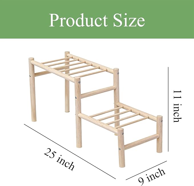 Chick Perch for Coop & Brooder, 25" x 9'' x 11" Wooden Chick Roosting Ladder for Pet's Healthy & Happy, Easy to Assemble, Jungle Gym & Toys for Poultry, Suitable for Backyard Farm