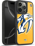 Head Case Designs Officially Licensed NHL Oversized Nashville Predators Gel Armor Case [Military Grade Drop Protection] Compatible with Apple iPhone 16 Pro